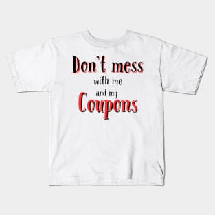 coupons tee Kids T-Shirt